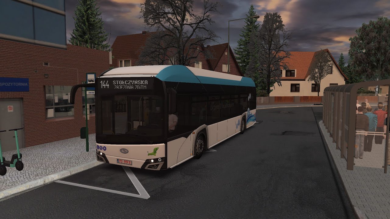 OMSI 2 | Solaris Urbino 12 IV Hydrogen [By Iwo] | Linia 144 | Fikcyjny Szczecin by ReMi
