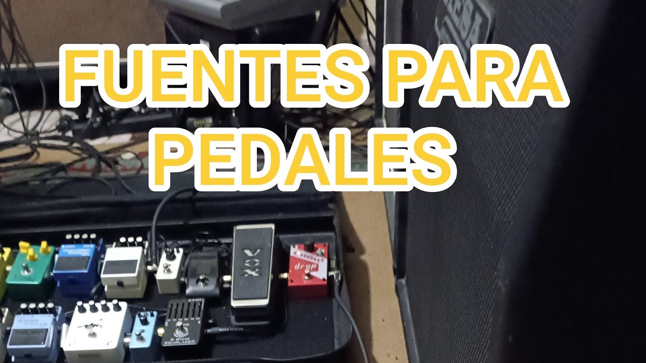 Fuentes de alimentación para pedales