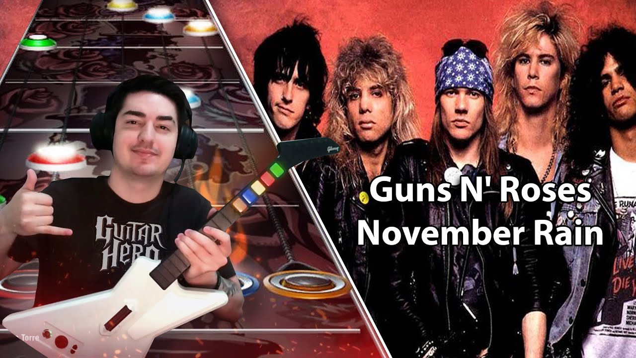Guns N' Roses - November Rain / no Guitar Hero, dificuldade EXPERT (Clone Hero)