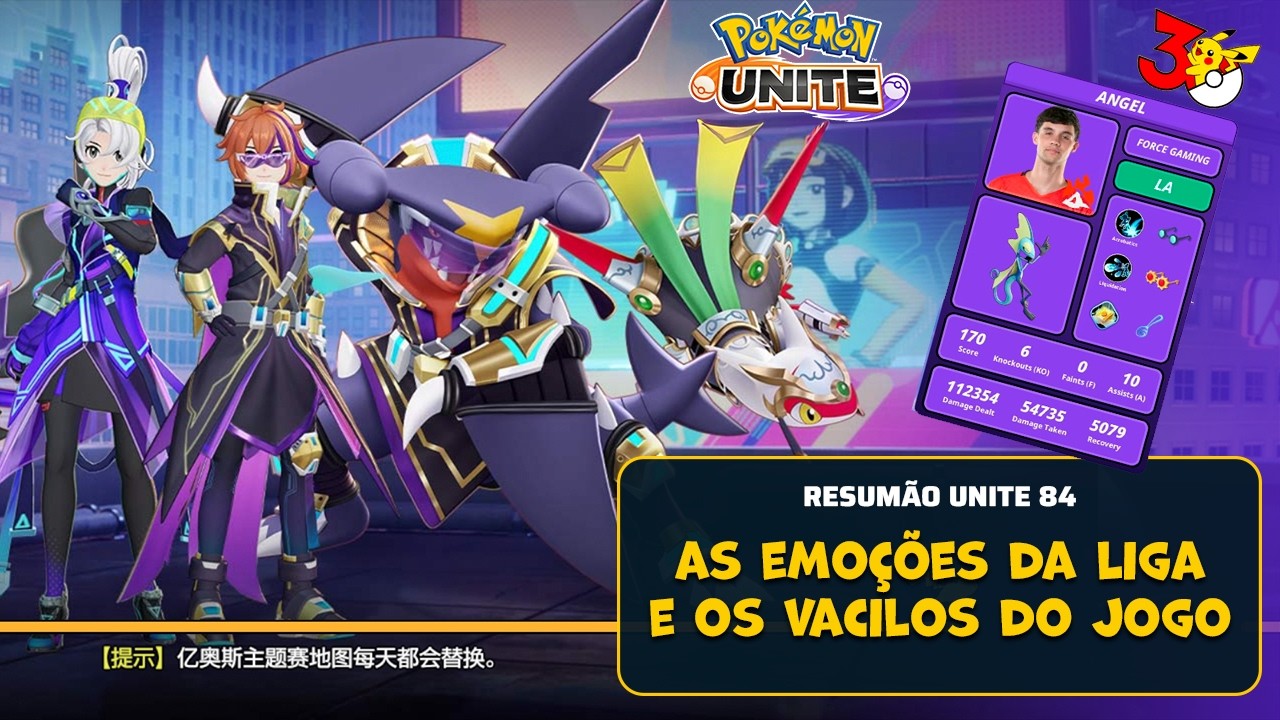 RESUMÃO 84: NOVIDADES, VAZAMENTOS E BRASIL NO TOPO! #pokemonunite