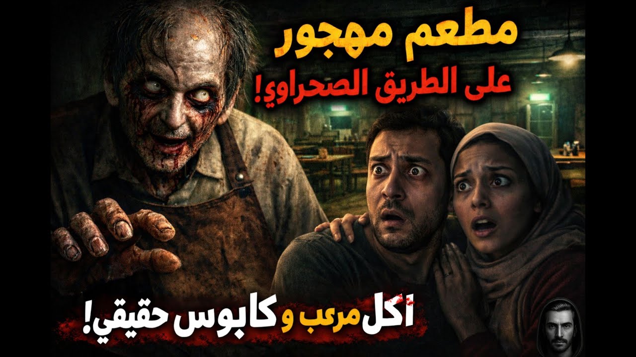 وقفنا ناكل في مطعم على طريق مهجور… وبدأ الكابوس | قصة رعب حقيقية