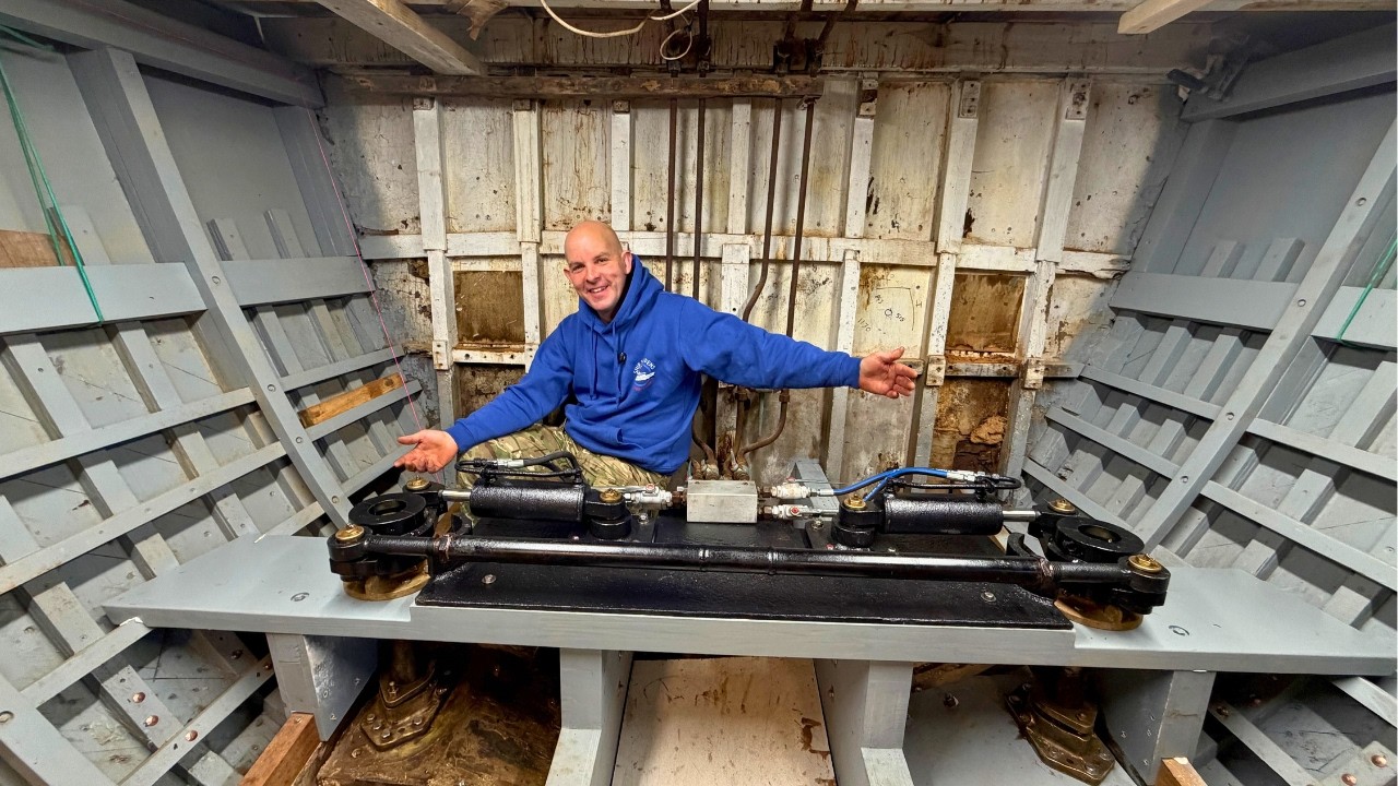 Ep 269 Boat Engineering - Restoration Of Our Boats Steering System
