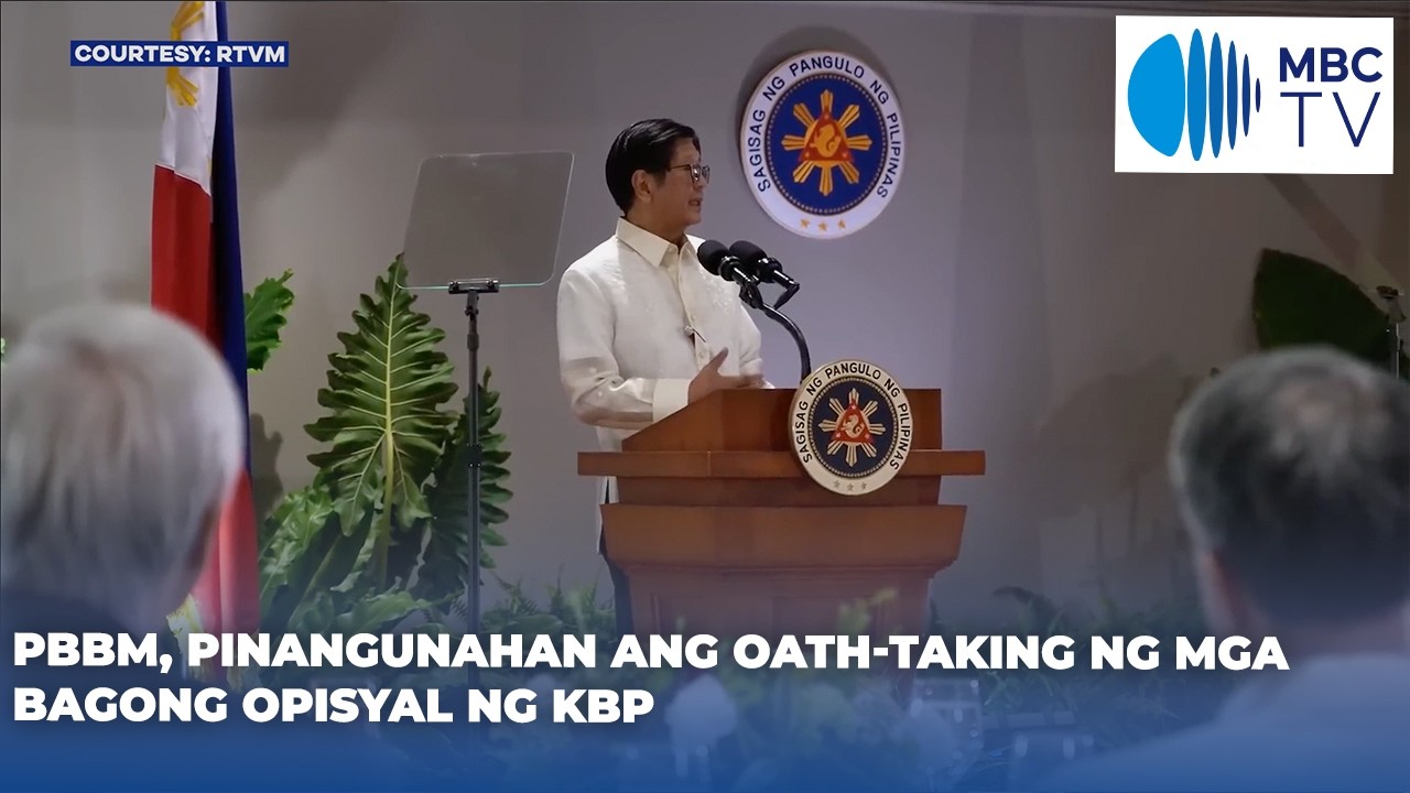Proteksyon ng pamahalaan sa media, tiniyak ni PBBM; binati ang mga bagong opisyal ng KBP