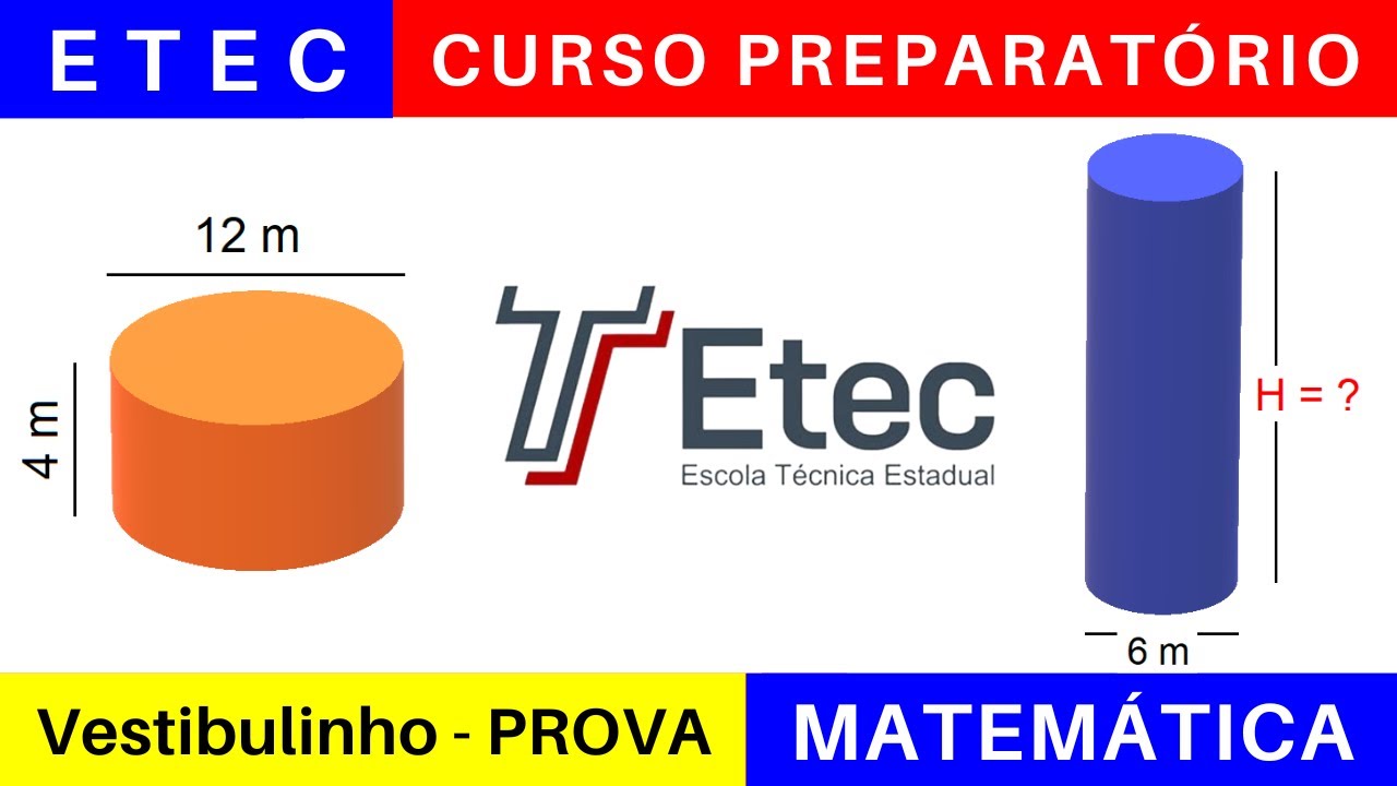 ETEC 🎯 Vestibulinho 2025/2026: o que Estudar para a Prova da ETEC em MATEMÁTICA @BoraETEC