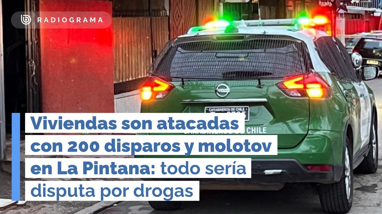 Viviendas son atacadas con 200 disparos y molotov en La Pintana: todo sería disputa por drogas