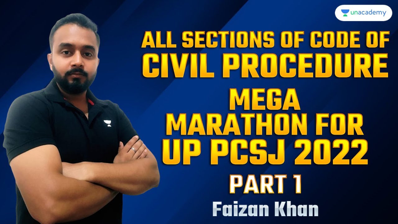All Sections of CPC | Mega Marathon for UP PCSJ 2022 |  Faizan sir | Let's crack Judiciary exams