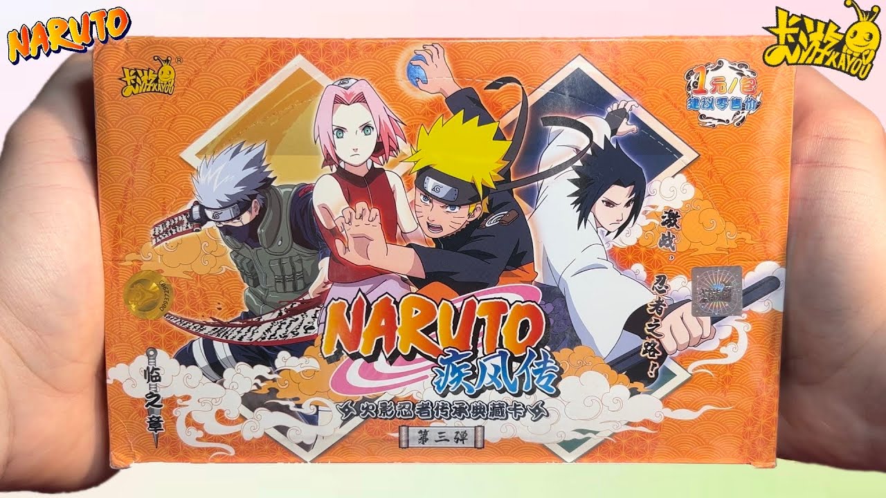 CASE HIT HUNTING! OPENING A NARUTO KAYOU TIER 1 WAVE 3 BOOSTER BOX!