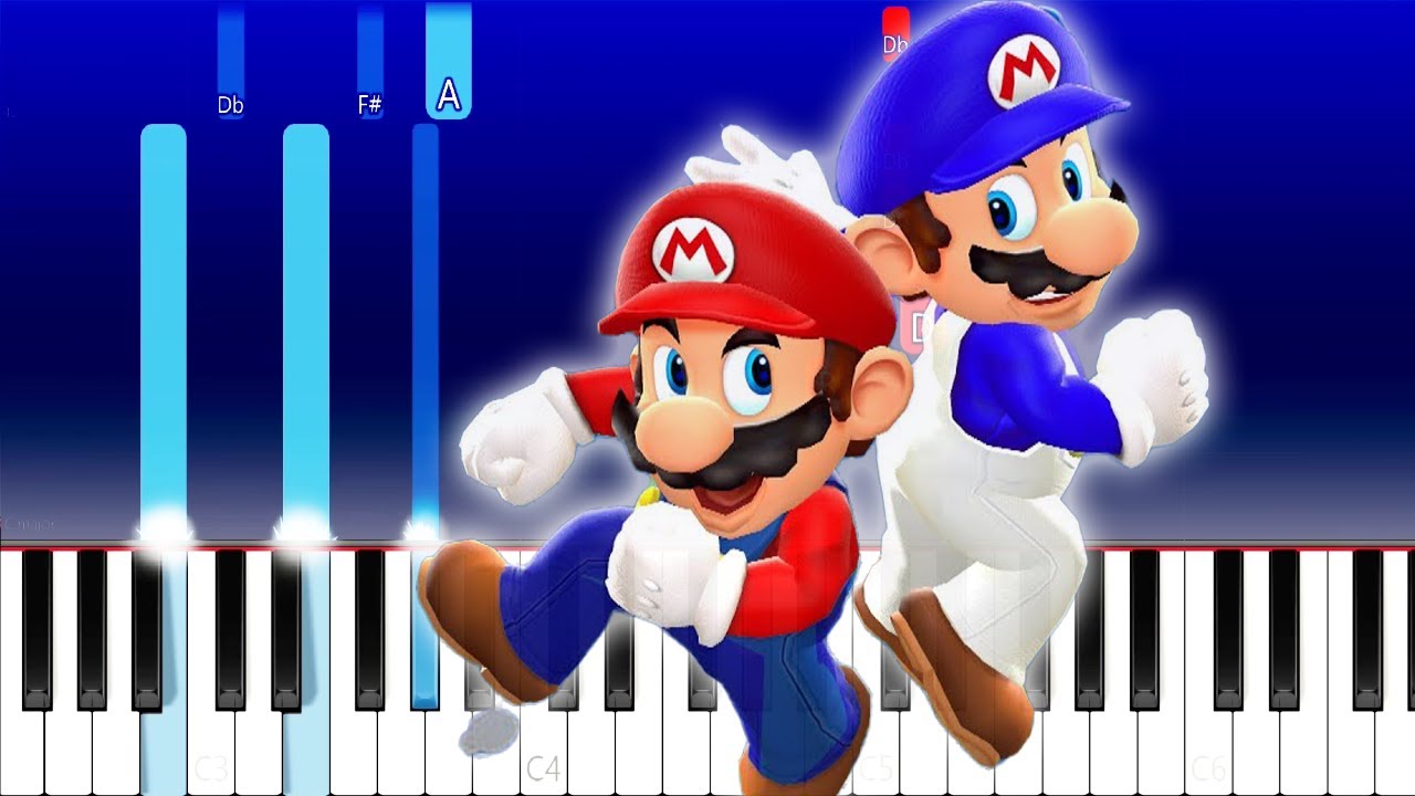 SMG4 TRIBUTE - Scatmans World (Piano Tutorial)