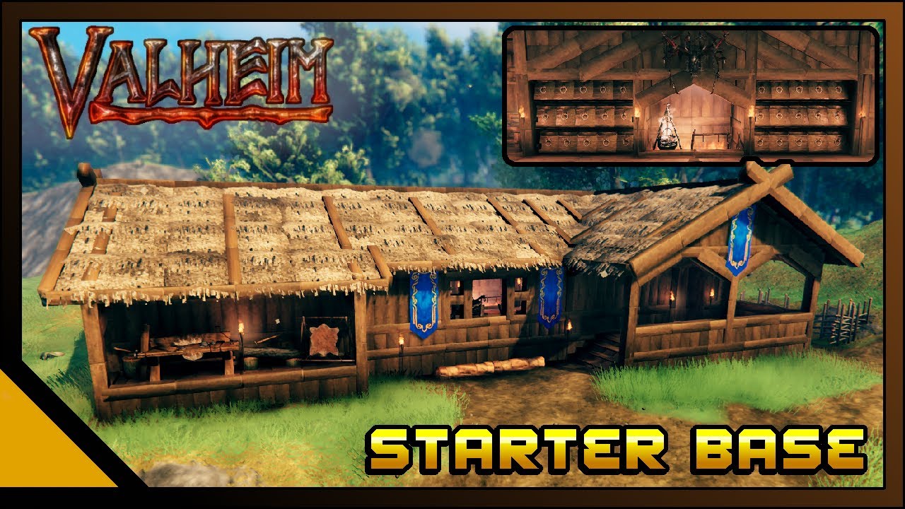 Valheim: The Perfect Starter Base -Stone Age to Iron Age- (Build Guide)