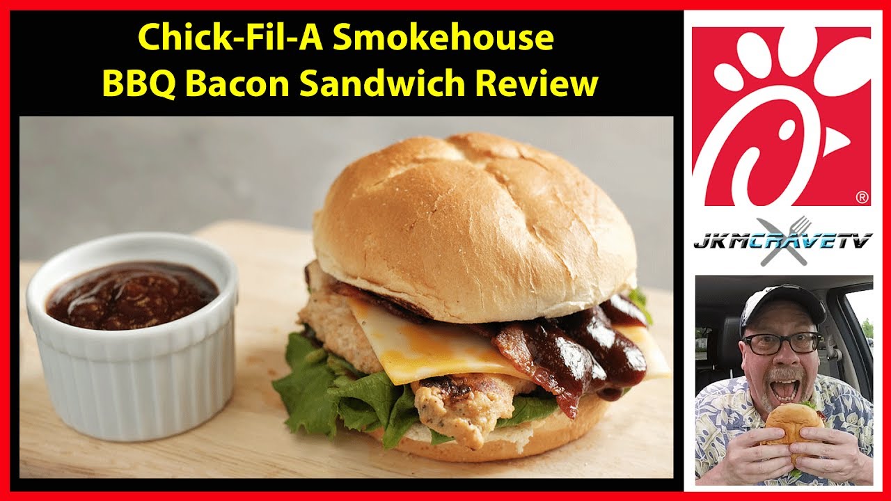 Chick-Fil-A NEW Smokehouse BBQ Bacon Sandwich Taste Test Review | JKMCraveTV