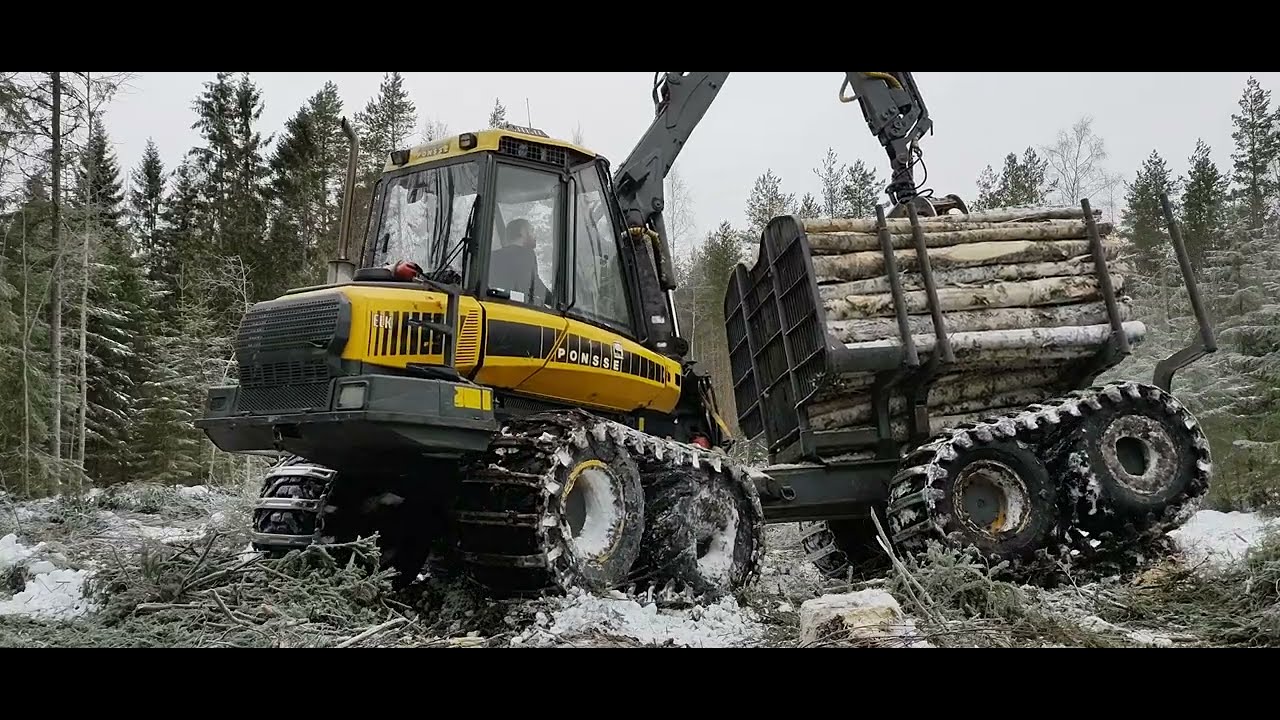Ponsse Elk Loading Birches Part 2