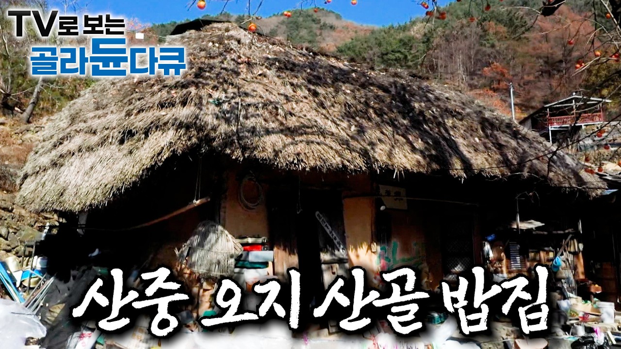 간판도 메뉴도 없다. 사람 찾아보기 힘든 산중 깊숙한 곳, 손맛의 고수들이 산다｜산중 오지에서만 맛볼 수 있는 산골 밥상｜할머니의 소박한 한상부터 절집한상까지｜한국기행｜#골라듄다큐