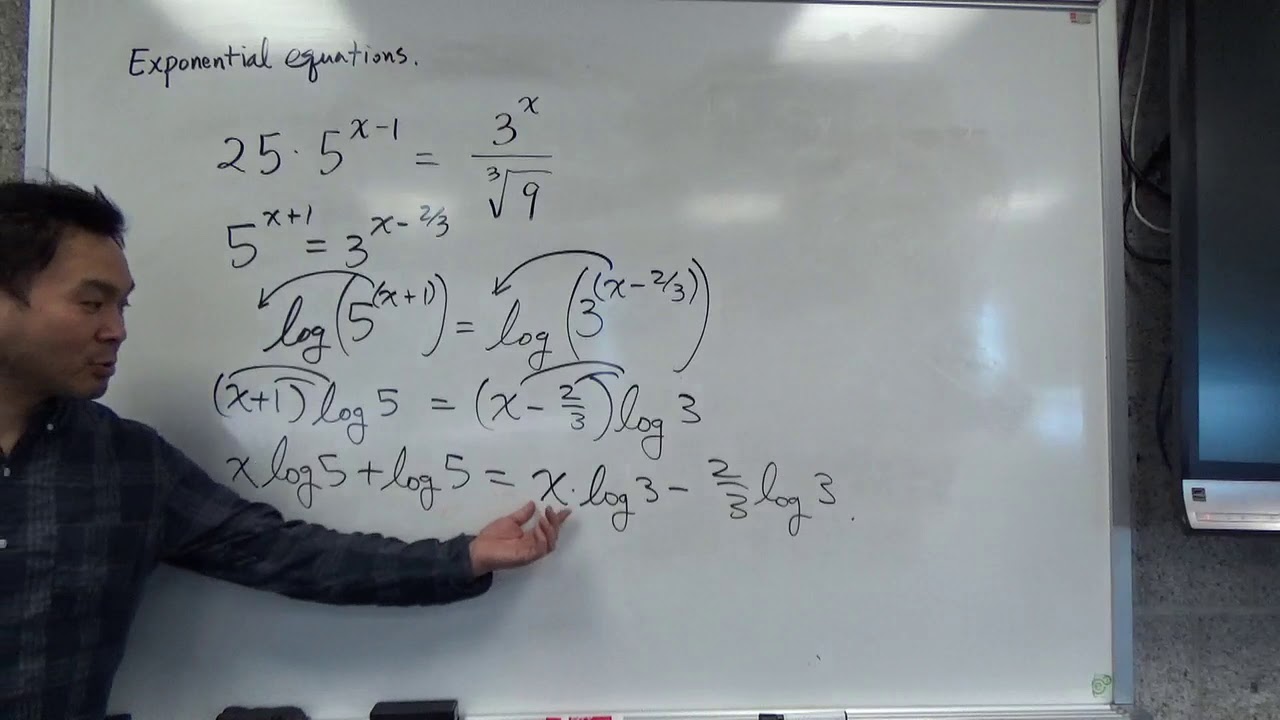 Exponential equations 4