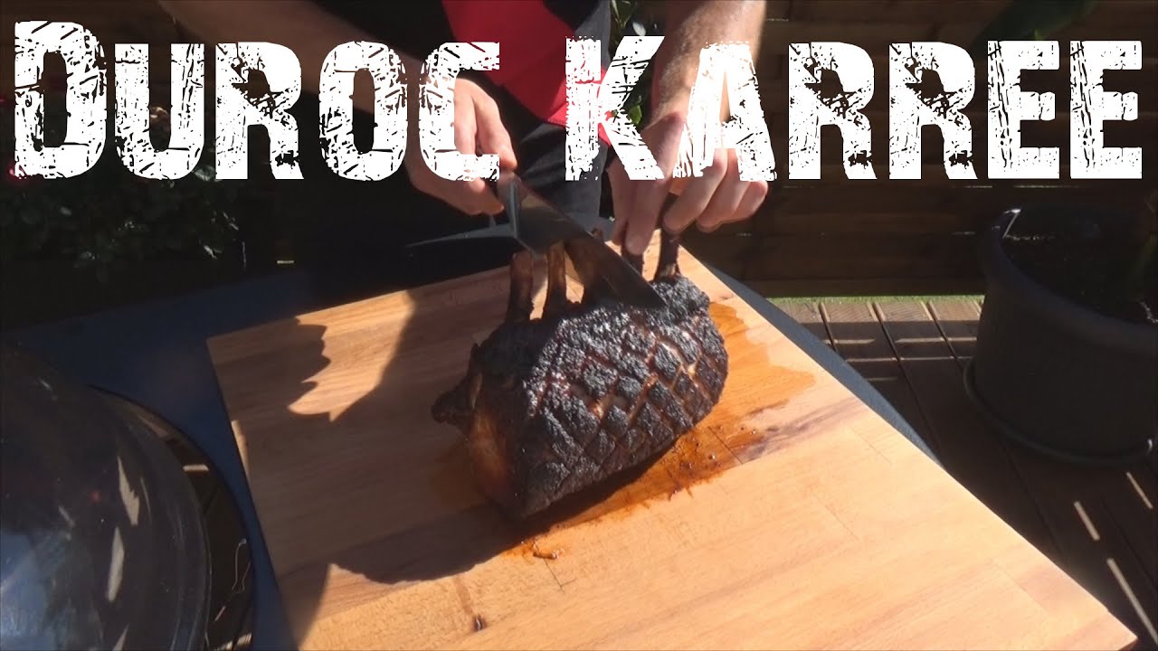 #29 | Gesmoktes Duroc Karree Schweine Karree vom Kugelgrill einfach genial