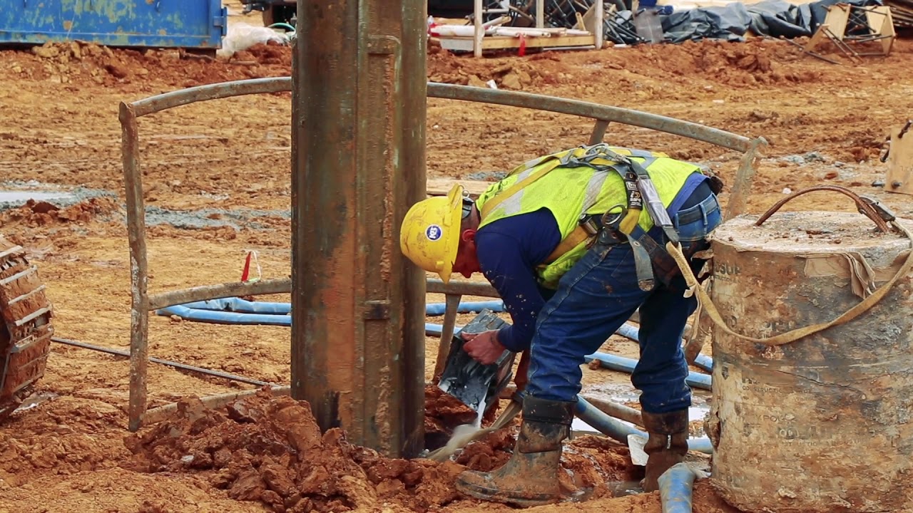 How to Drill Slurry Piers and Wet Shaft Piers