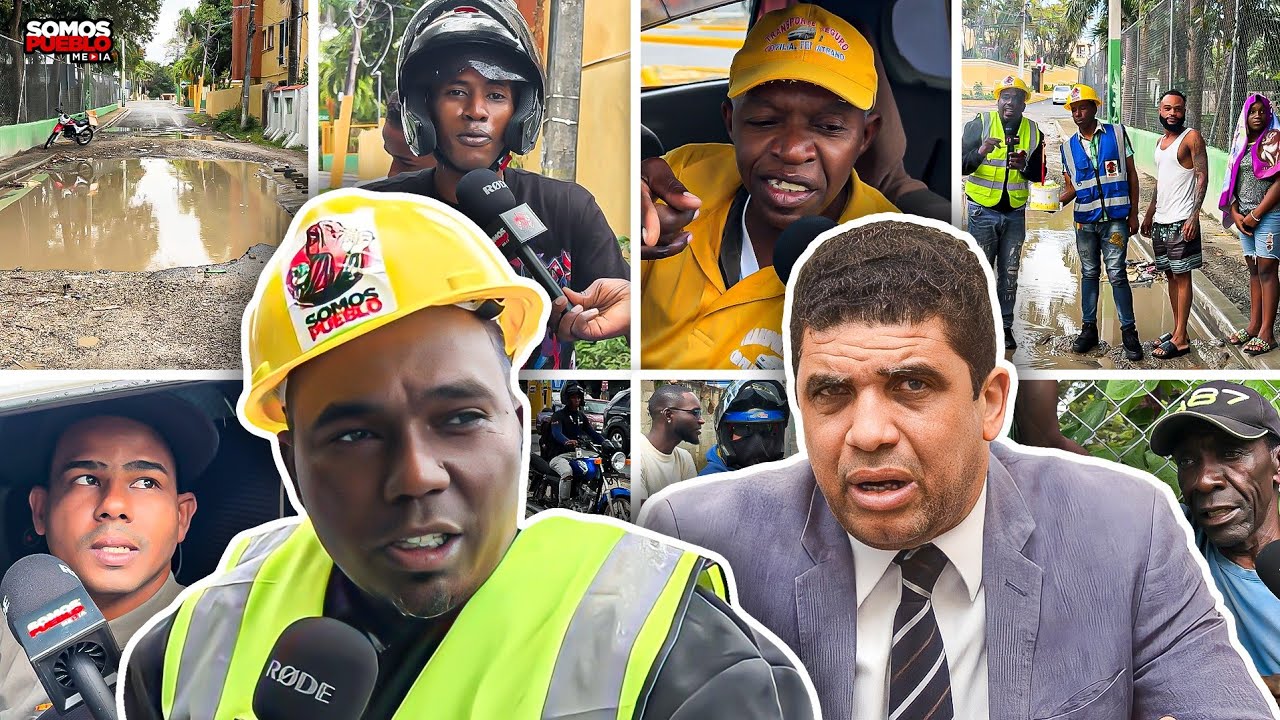NOS TIRAMOS A SANTO DOMINGO ESTE Y LAS CALLES ESTAN DESTROZADAS - DIO ASTACIO BRILLA POR SU AUSENCIA