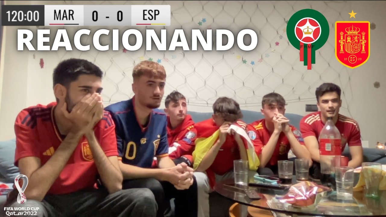 *ELIMINADOS del MUNDIAL* HINCHAS de ESPAÑA REACCIONAN al MARRUECOS 0-0 (3-0) ESPAÑA | ALGameHD