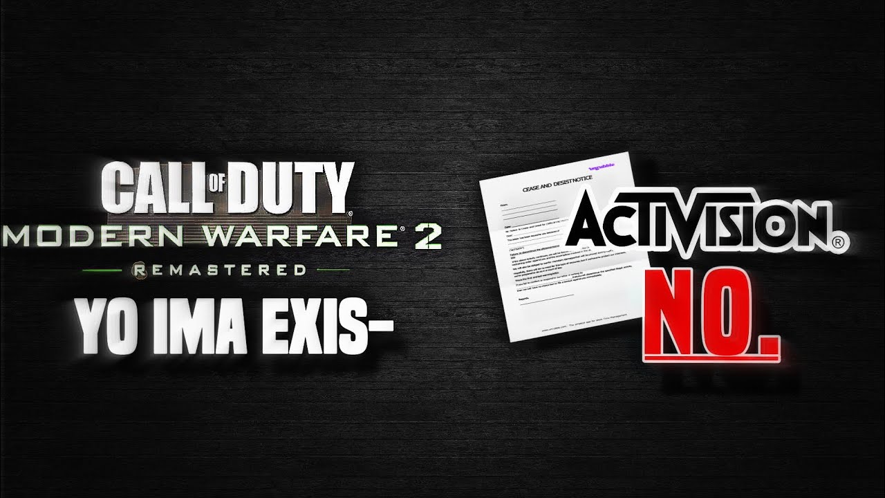Activision To Its Community In A Nutshell&hellip;..