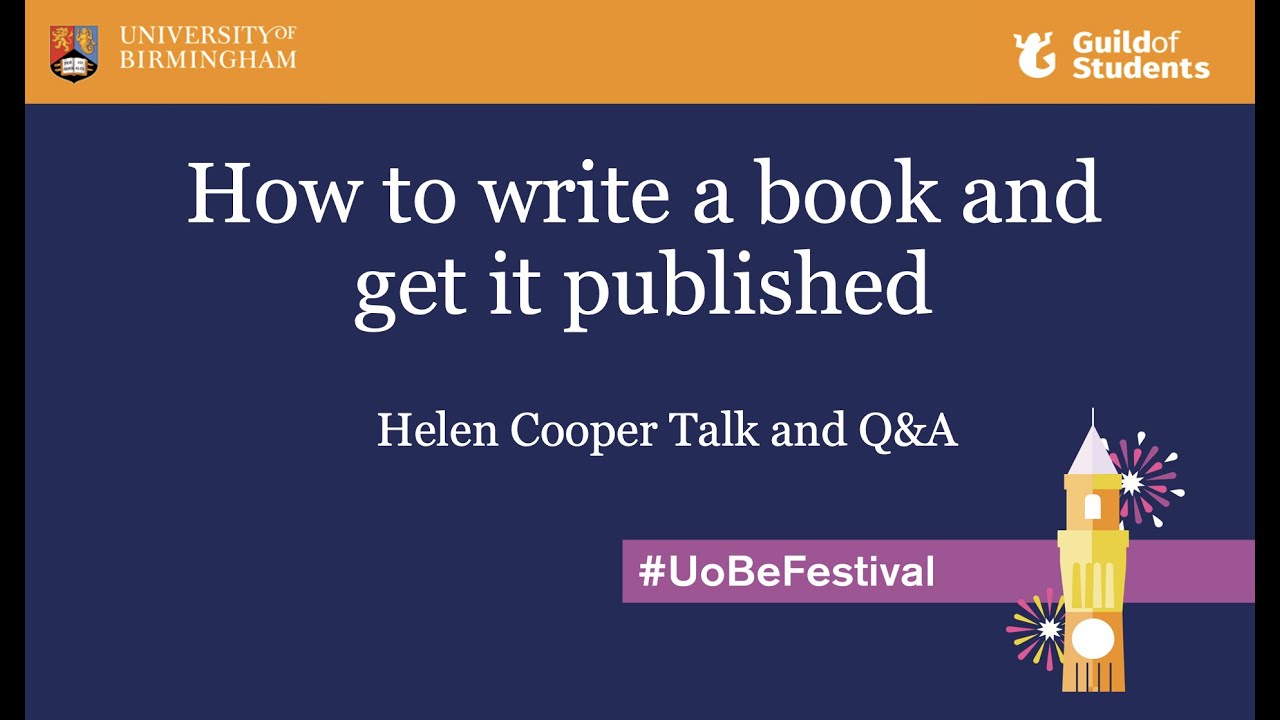 How to write a book and get it published