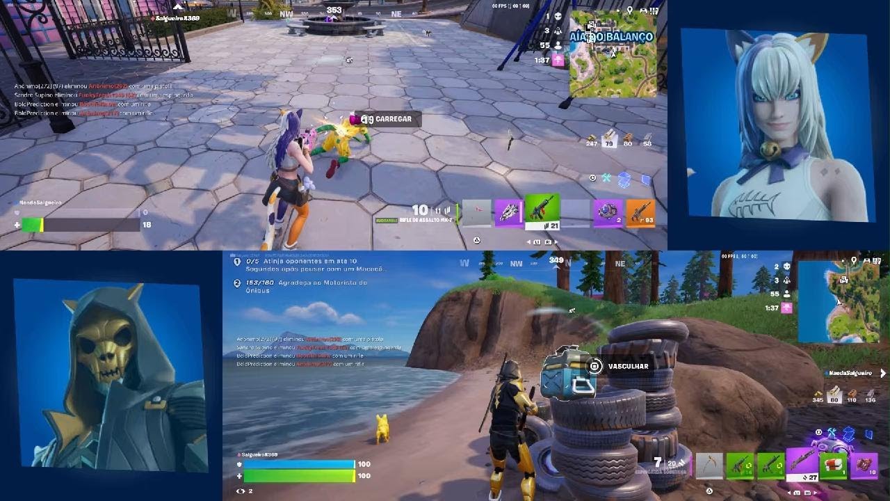 Fortnite a tempestade finalizou o Serviço ✨😎👑👑😎✨