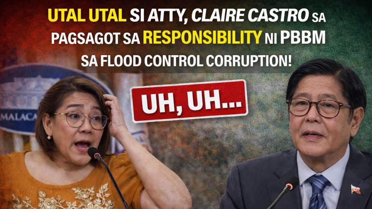 UTAL UTAL SI ATTY. CLAIRE CASTRO SA PAGSAGOT SA RESPONSIBILITY NI PBBM SA FLOOD CONTROL CORRUPTION!