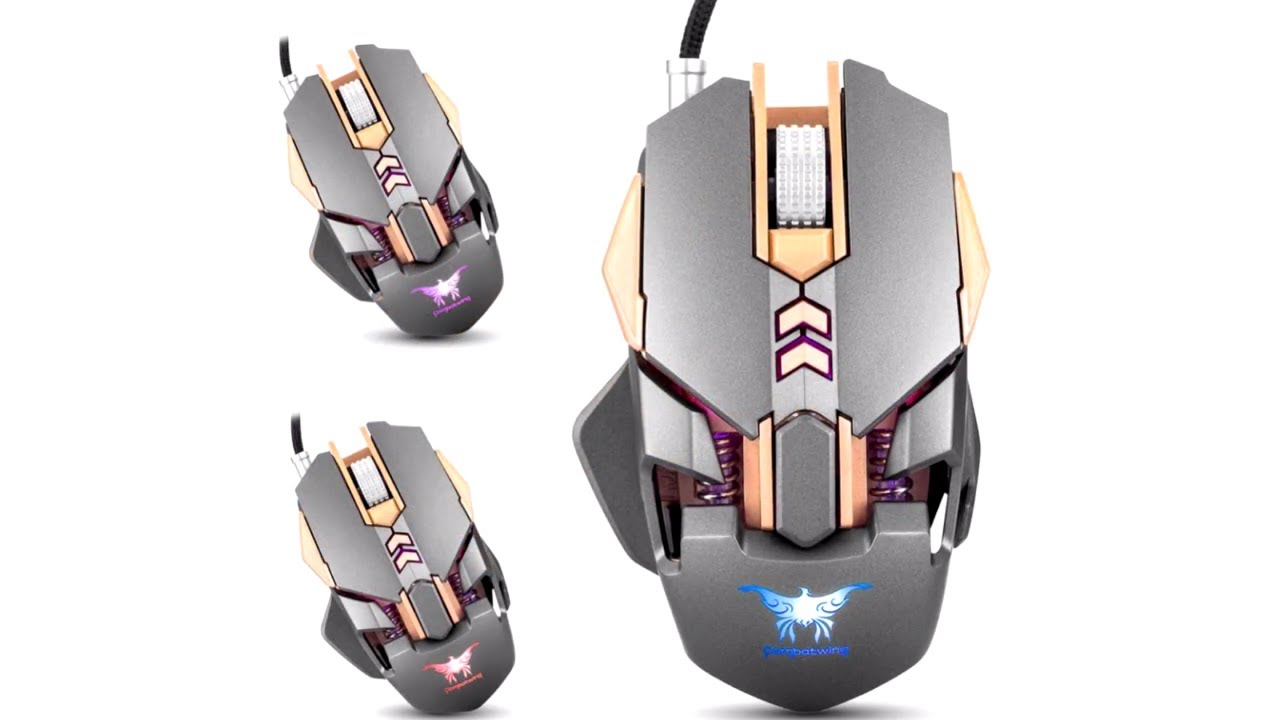 8$ 💻 19$ Best Game PC Mouse 2017! Led, Color, Wireless!