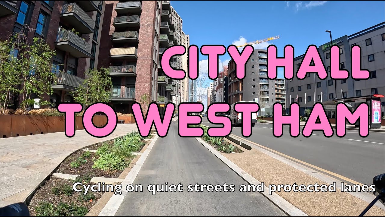 🚲 A brilliant new way to cycle from City Hall to West Ham without traffic