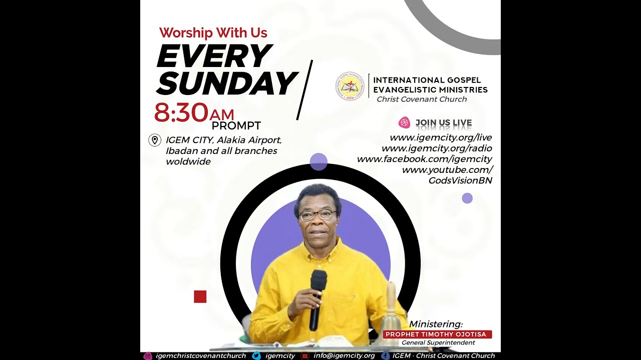 SUNDAY SERVICE AT IGEM CITY; 22ND MAY, 2022