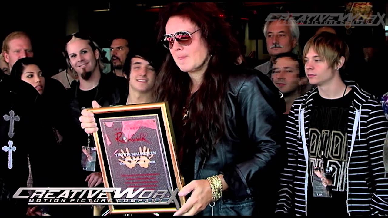 Yngwie Malmsteen honored in Hollywood - 2008