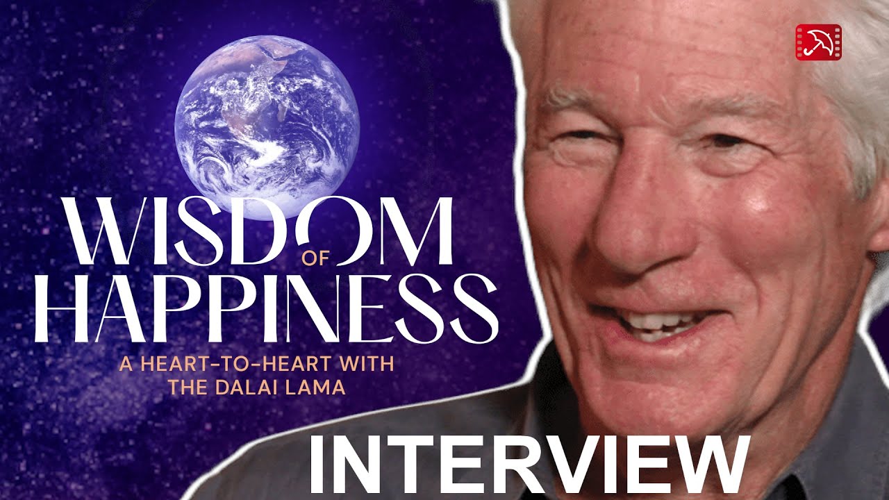PRETTY WOMAN star Richard Gere on his kids & age WISDOM OF HAPPINESS Interview (2024) / Dalai Lama