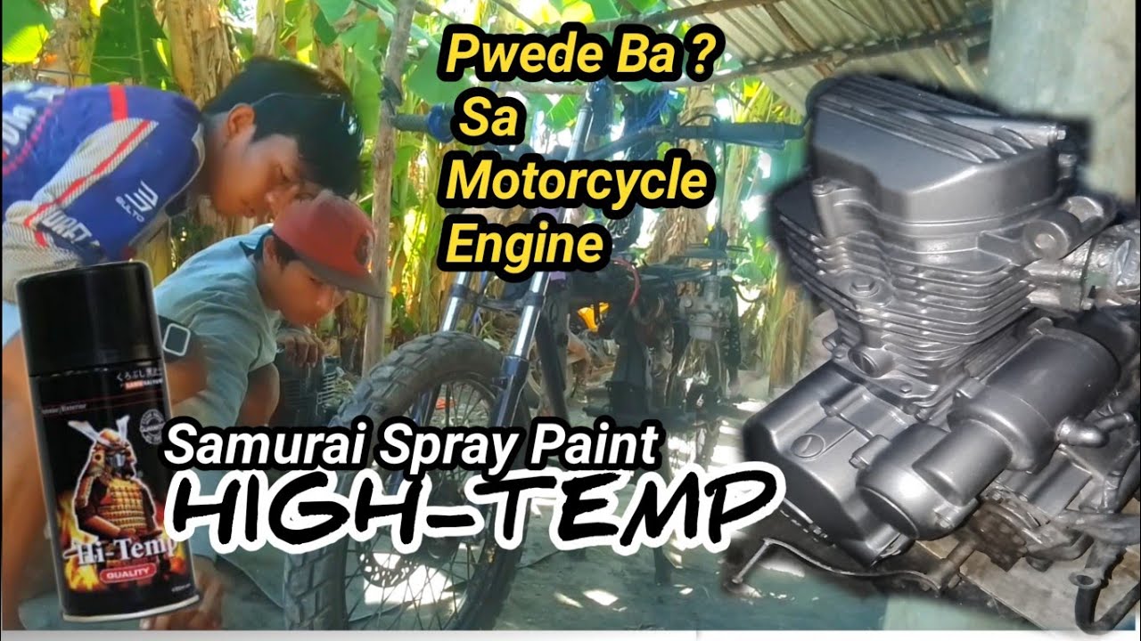 High-temp Spray Paint Samurai H2 : Do It Yourself #diytips #samuraispraypaint #hitempsamurai