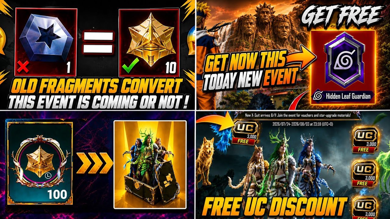 😱 Get Free 1700 UC Discount For Everyone | Free X-suit Material And Get This Nine Trial Rare Title