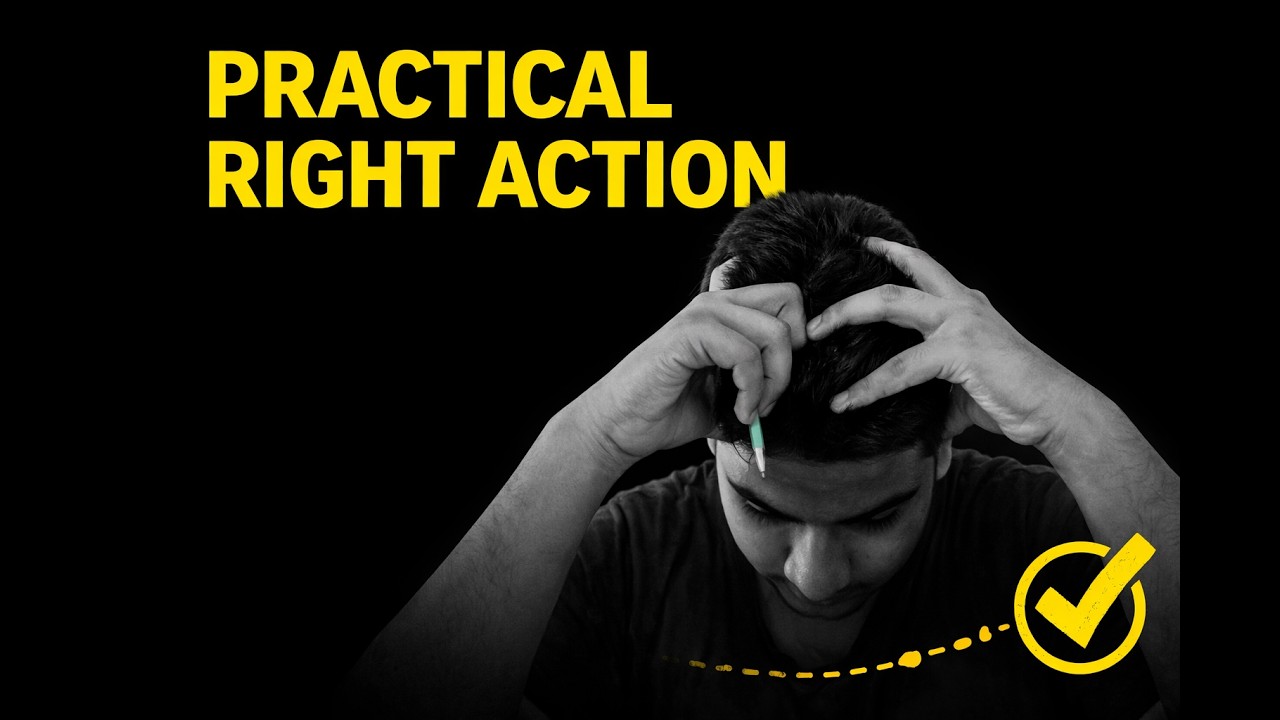 Practical Right Action || Money and health important??