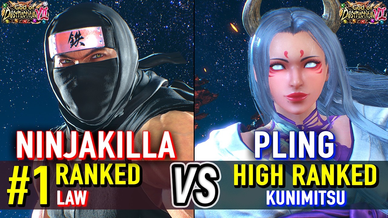T8 🔥 NINJAKILLA (#1 Ranked Law) vs PLING (Kunimitsu) 🔥 Tekken 8 High Level Gameplay