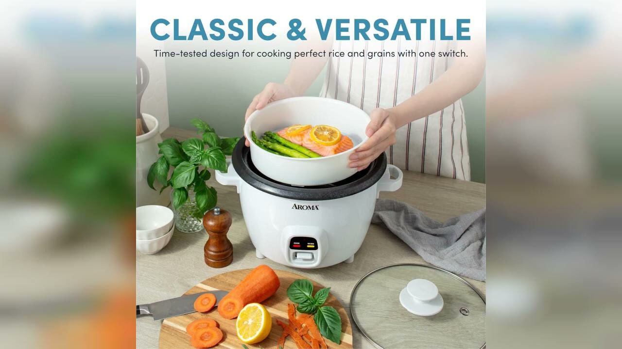 Review: AROMA&reg; 20-Cup (Cooked) One-Touch Rice Cooker and Food Steamer with Auto-Warm | 10 cups...