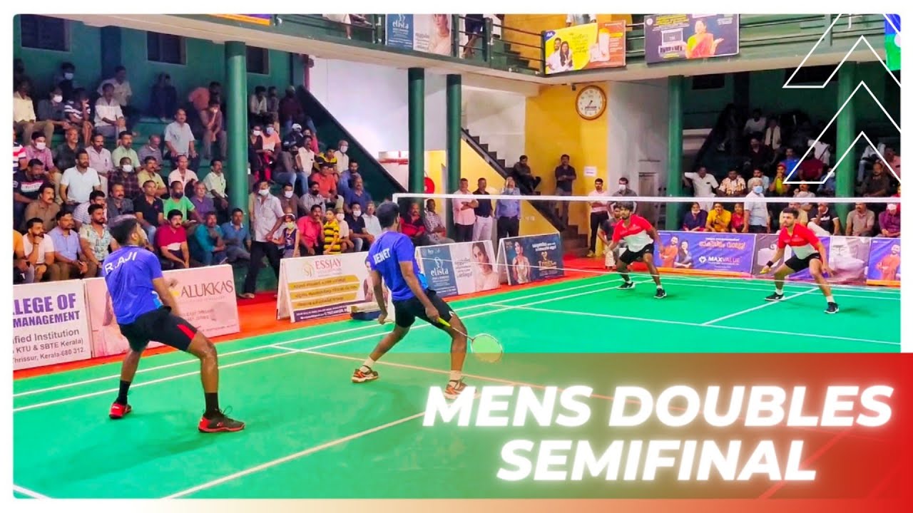 BENNET ANTONY/ARYAN VS RAVI/SANKARPRASAD:KERALA STATE BADMINTON CHAMPIONSHIP SEMI FINAL