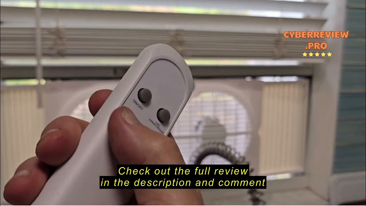 Review BEYOND BREEZE Window Fan Reversible Airflow, 9 Inch Dual Window Fan with 3-Speed 3 Modes, Rem