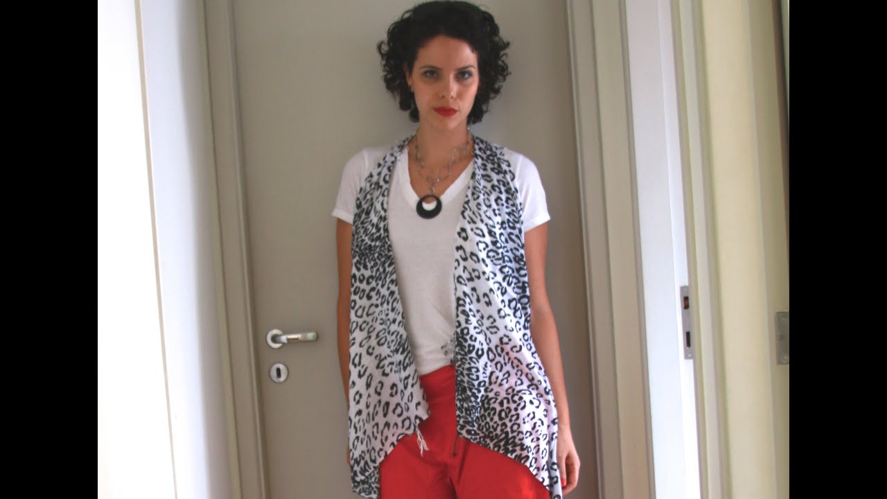 DIY : : Como amarrar lenço colete - Carla Vila Verde