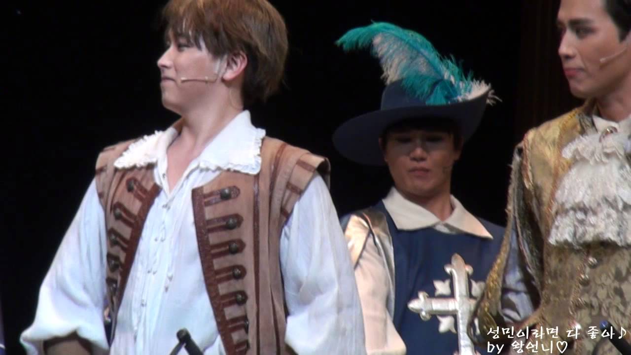 140318 삼총사 커튼콜 성민♥(sungmin) ♡♡♡♡♡