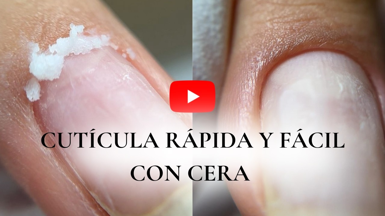 El SECRETO de la CUTÍCULA PERFECTA con CERA 🕯️ | Rápido, limpio y sin dolor