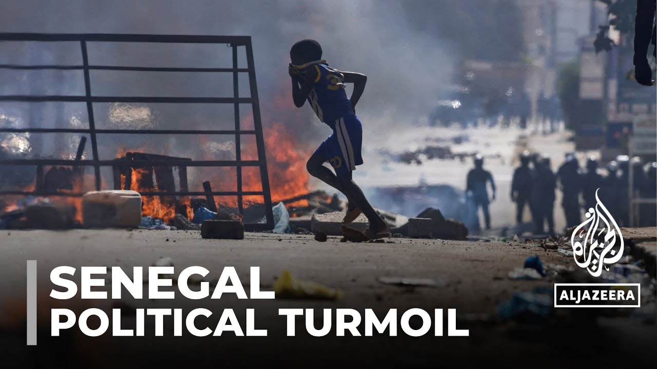 Police and protesters clash after Senegal election postponed