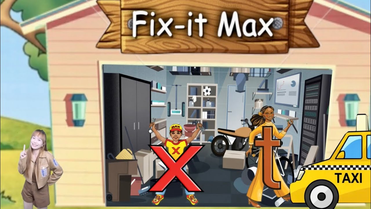 Xx Fix-it Max Can’t Fix That! | Letterland Story Time with Miss Ana