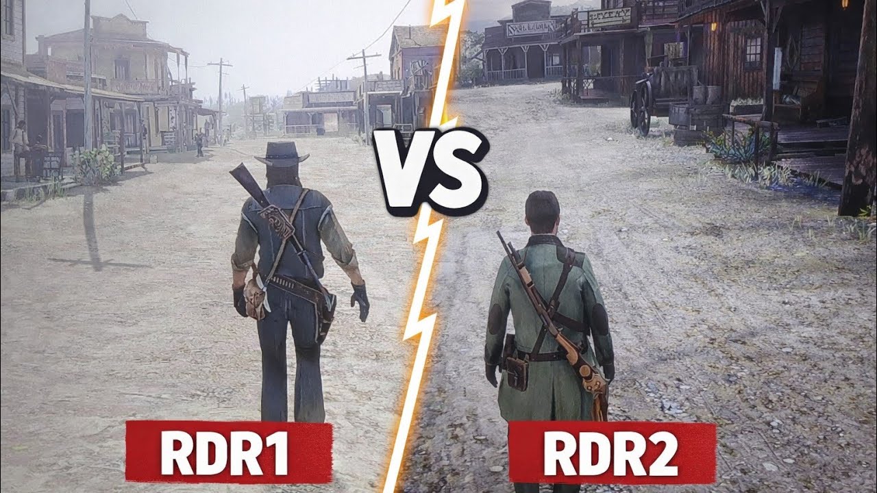 RDR1 vs RDR2: Walking Through Armadillo in Real Time
