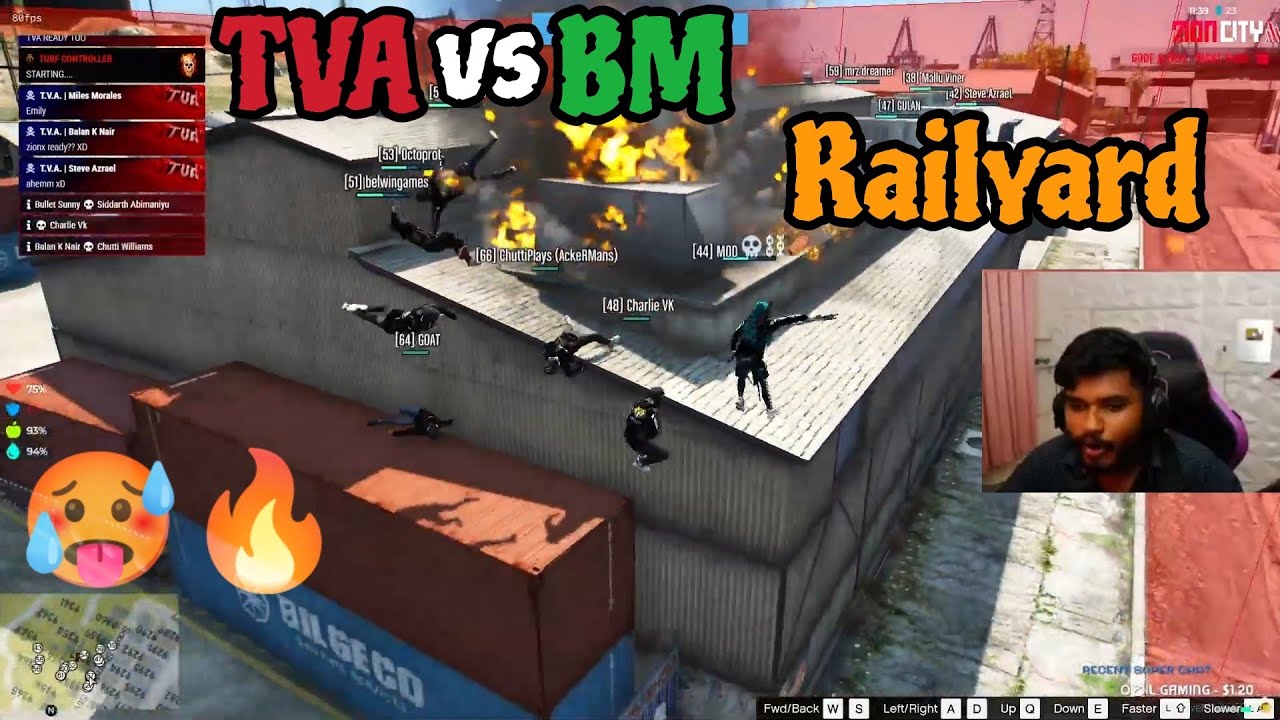 TVA vs BM Railyard fastest BOG 🥵🔥@eaglegamingop #tva #zioncity