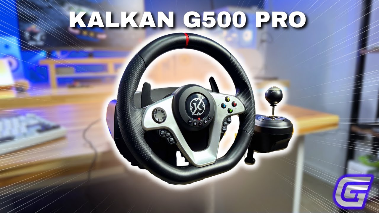 TESTEI O VOLANTE KALKAN G500 PRO - VALE A PENA?