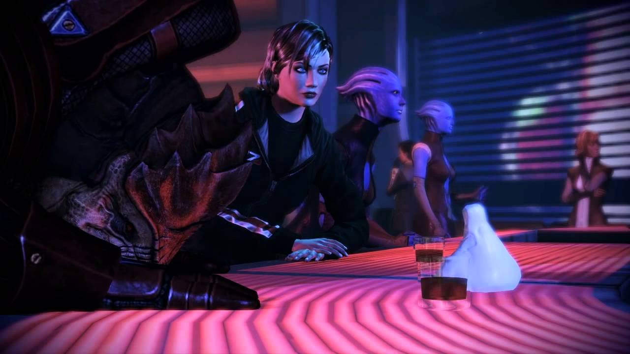Mass Effect 3: Citadel DLC - Wrex, Shepard, and a Bag of Ice (FemShep) [Post-Mission Meet Up]