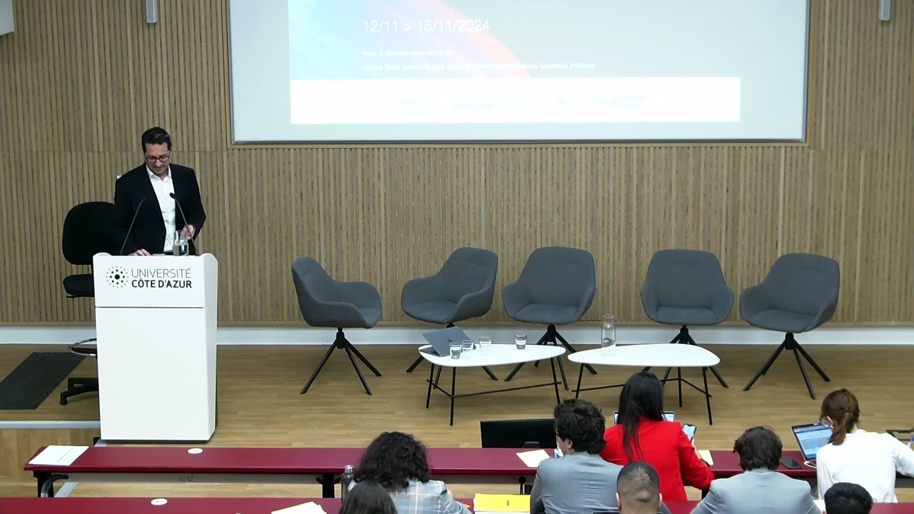 DL4T - Leçon inaugurale du Pr Florian Martin Bariteau, Université d'Ottawa