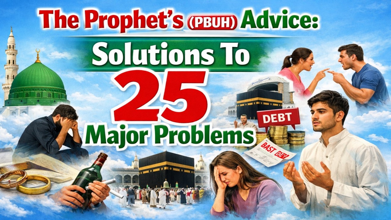 The Prophet’s (PBUH) Advice: Powerful Solutions To 25 Major Problems Of Life