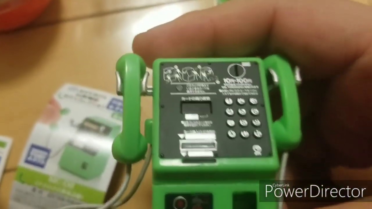 プレミア付くかな？公衆電話のガシャポン　しかもデュエットホンだ！