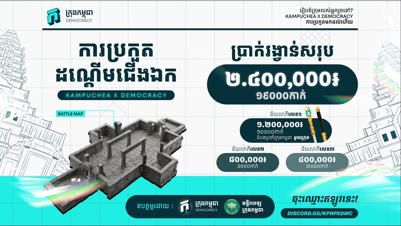 ការប្រកួត 𝗧𝗼𝘂𝗿𝗻𝗮𝗺𝗲𝗻𝘁 ក្នុងក្រុងកម្ពុជា ថ្ងៃទី៦